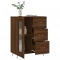 vidaXL Aparador de madera de ingeniería marrón roble 69,5x34x90 cm vidaXL Aparador de madera de ingeniería marrón roble 69,5x34x90 cm