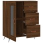 vidaXL Aparador de madera de ingeniería marrón roble 69,5x34x90 cm vidaXL Aparador de madera de ingeniería marrón roble 69,5x34x90 cm