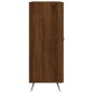 vidaXL Aparador de madera de ingeniería marrón roble 69,5x34x90 cm vidaXL Aparador de madera de ingeniería marrón roble 69,5x34x90 cm
