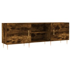 vidaXL Mueble de TV madera de ingeniería roble ahumado 150x30x50 cm