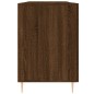 vidaXL Escritorio madera de ingeniería roble marrón 140x50x75 cm