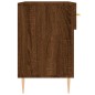 vidaXL Banco zapatero madera de ingeniería marrón roble 102x35x55 cm
