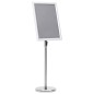 vidaXL Soporte de pie para carteles A3 aleación de aluminio plateado vidaXL Soporte de pie para carteles A3 aleación de aluminio plateado