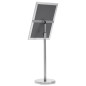 vidaXL Soporte de pie para carteles A3 aleación de aluminio plateado vidaXL Soporte de pie para carteles A3 aleación de aluminio plateado