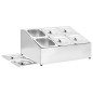 vidaXL Soporte bandeja Gastronorm con 6 bandejas 1/6 acero inoxidable vidaXL Soporte bandeja Gastronorm con 6 bandejas 1/6 acero inoxidable
