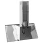 vidaXL Campana extractora acero inox y vidrio templado plateado 90 cm vidaXL Campana extractora acero inox y vidrio templado plateado 90 cm
