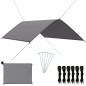 vidaXL Toldo de jardín gris 3x2 m vidaXL Toldo de jardín gris 3x2 m