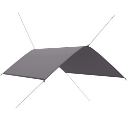 vidaXL Toldo de jardín gris 3x2 m