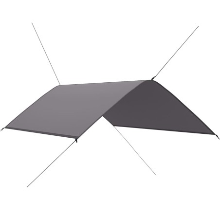vidaXL Toldo de jardín gris 3x2 m