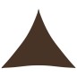 vidaXL Toldo de vela triangular tela Oxford marrón 5x5x5 m vidaXL Toldo de vela triangular tela Oxford marrón 5x5x5 m