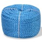 vidaXL Cuerda torcida de polipropileno 14 mm 250 m azul vidaXL Cuerda torcida de polipropileno 14 mm 250 m azul
