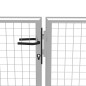 vidaXL Puerta de jardín de acero galvanizado plateado 415x225 cm vidaXL Puerta de jardín de acero galvanizado plateado 415x225 cm
