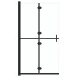 vidaXL Mampara de ducha plegable vidrio ESG transparente 90x190 cm vidaXL Mampara de ducha plegable vidrio ESG transparente 90x190 cm