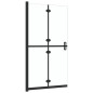 vidaXL Mampara de ducha plegable vidrio ESG transparente 90x190 cm vidaXL Mampara de ducha plegable vidrio ESG transparente 90x190 cm