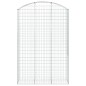 vidaXL Cesta gaviones forma arco hierro galvanizado 150x50x220/240 cm vidaXL Cesta gaviones forma arco hierro galvanizado 150x50x220/240 cm