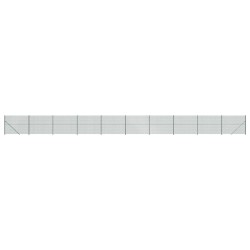 vidaXL Cerca de alambre con brida verde 2,2x25 m