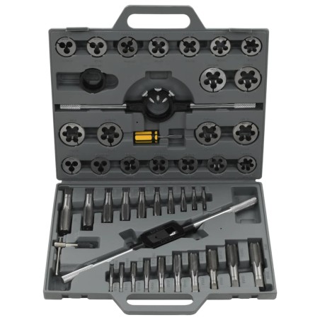 Set de machos y terrajas 45 piezas