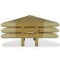 vidaXL Mesitas de noche de bambú natural 2 unidades 60x60x40 cm vidaXL Mesitas de noche de bambú natural 2 unidades 60x60x40 cm