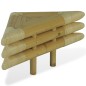 vidaXL Mesitas de noche de bambú natural 2 unidades 60x60x40 cm vidaXL Mesitas de noche de bambú natural 2 unidades 60x60x40 cm