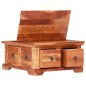 vidaXL Mesa de centro de madera maciza de acacia 66x70x35 cm vidaXL Mesa de centro de madera maciza de acacia 66x70x35 cm