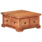 vidaXL Mesa de centro de madera maciza de acacia 66x70x35 cm vidaXL Mesa de centro de madera maciza de acacia 66x70x35 cm