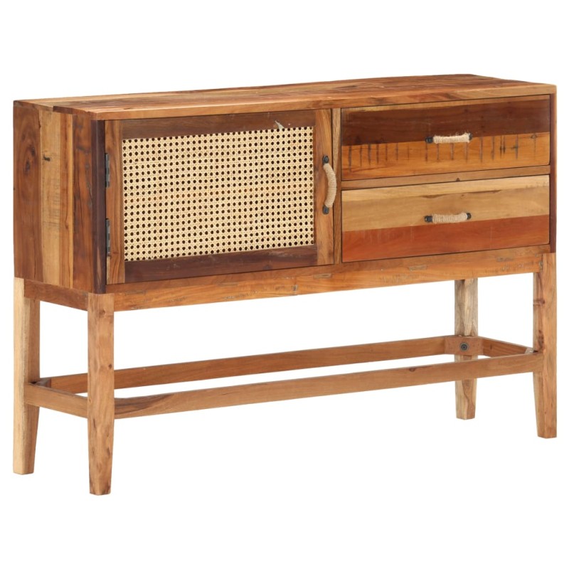 vidaXL Aparador de madera maciza reciclada 118x30x76 cm vidaXL Aparador de madera maciza reciclada 118x30x76 cm