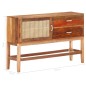 vidaXL Aparador de madera maciza reciclada 118x30x76 cm vidaXL Aparador de madera maciza reciclada 118x30x76 cm