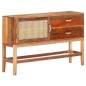 vidaXL Aparador de madera maciza reciclada 118x30x76 cm vidaXL Aparador de madera maciza reciclada 118x30x76 cm