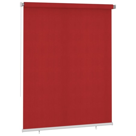vidaXL Persiana enrollable de exterior 180x230 cm rojo