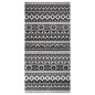 vidaXL Alfombra de exterior tejido plano gris oscuro 100x200 cm
