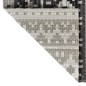 vidaXL Alfombra de exterior tejido plano gris oscuro 100x200 cm