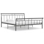 vidaXL Estructura de cama de metal negro 180x200 cm vidaXL Estructura de cama de metal negro 180x200 cm