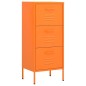 vidaXL Armario de almacenamiento acero naranja 42,5x35x101,5 cm vidaXL Armario de almacenamiento acero naranja 42,5x35x101,5 cm