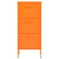 vidaXL Armario de almacenamiento acero naranja 42,5x35x101,5 cm vidaXL Armario de almacenamiento acero naranja 42,5x35x101,5 cm