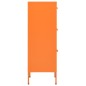 vidaXL Armario de almacenamiento acero naranja 42,5x35x101,5 cm vidaXL Armario de almacenamiento acero naranja 42,5x35x101,5 cm