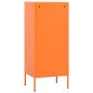 vidaXL Armario de almacenamiento acero naranja 42,5x35x101,5 cm vidaXL Armario de almacenamiento acero naranja 42,5x35x101,5 cm