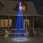 vidaXL Árbol de Navidad en asta de bandera 732 LED azul 500 cm vidaXL Árbol de Navidad en asta de bandera 732 LED azul 500 cm