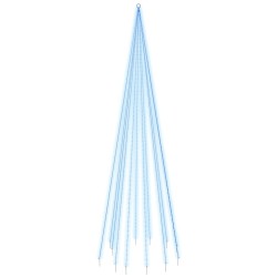 vidaXL Árbol de Navidad en asta de bandera 732 LED azul 500 cm