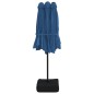 vidaXL Sombrilla doble azul celeste 449x245 cm vidaXL Sombrilla doble azul celeste 449x245 cm