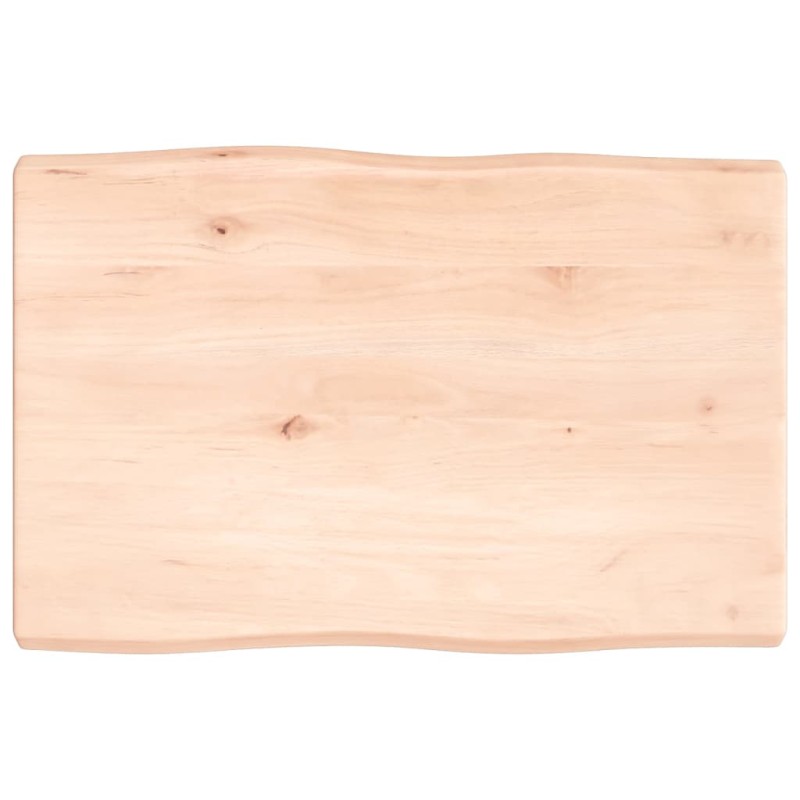 vidaXL Tablero de mesa madera maciza borde natural 60x40x(2-4) cm vidaXL Tablero de mesa madera maciza borde natural 60x40x(2-4) cm