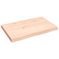 vidaXL Tablero de mesa madera maciza borde natural 60x40x(2-4) cm vidaXL Tablero de mesa madera maciza borde natural 60x40x(2-4) cm