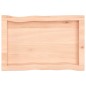 vidaXL Tablero de mesa madera maciza borde natural 60x40x(2-4) cm vidaXL Tablero de mesa madera maciza borde natural 60x40x(2-4) cm
