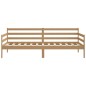 vidaXL Sofá cama madera maciza de pino marrón miel 90x200 cm