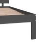 vidaXL Estructura de cama madera maciza gris 180x200 cm vidaXL Estructura de cama madera maciza gris 180x200 cm