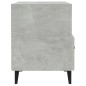 vidaXL Mesitas de noche 2 unidades madera contrachapada gris hormigón vidaXL Mesitas de noche 2 unidades madera contrachapada gris hormigón