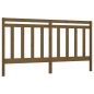vidaXL Cabecero de cama madera maciza de pino marrón miel 206x4x100 cm vidaXL Cabecero de cama madera maciza de pino marrón miel 206x4x100 cm
