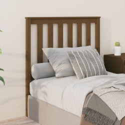 vidaXL Cabecero de cama madera maciza de pino marrón miel 96x6x101 cm