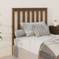 vidaXL Cabecero de cama madera maciza de pino marrón miel 96x6x101 cm vidaXL Cabecero de cama madera maciza de pino marrón miel 96x6x101 cm