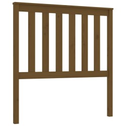 vidaXL Cabecero de cama madera maciza de pino marrón miel 96x6x101 cm