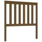 vidaXL Cabecero de cama madera maciza de pino marrón miel 96x6x101 cm vidaXL Cabecero de cama madera maciza de pino marrón miel 96x6x101 cm